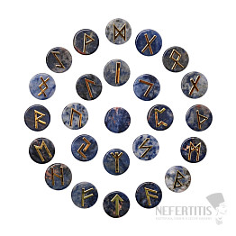 Sodalite Runestone Set