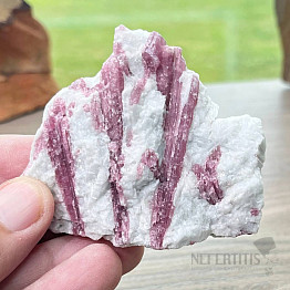 Tourmaline rubellite in parent rock AA quality 13