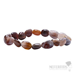 Botswana agate nugget men&#39;s bracelet