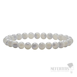 Mother of pearl bead bracelet 7 mm