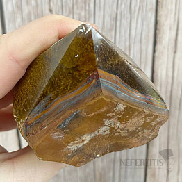 Tiger's eye raw polished tip KO1