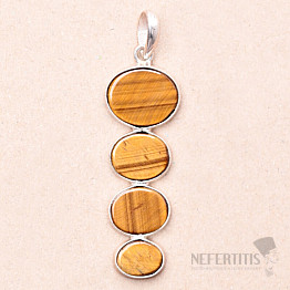 Tiger eye pendant silver Ag 925 Y7238