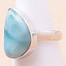 Larimar prsten stříbro Ag 925 LOT287