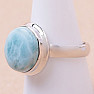 Larimar prsten stříbro Ag 925 LOT359