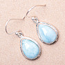 Larimar náušnice stříbro Ag 925 Y9731